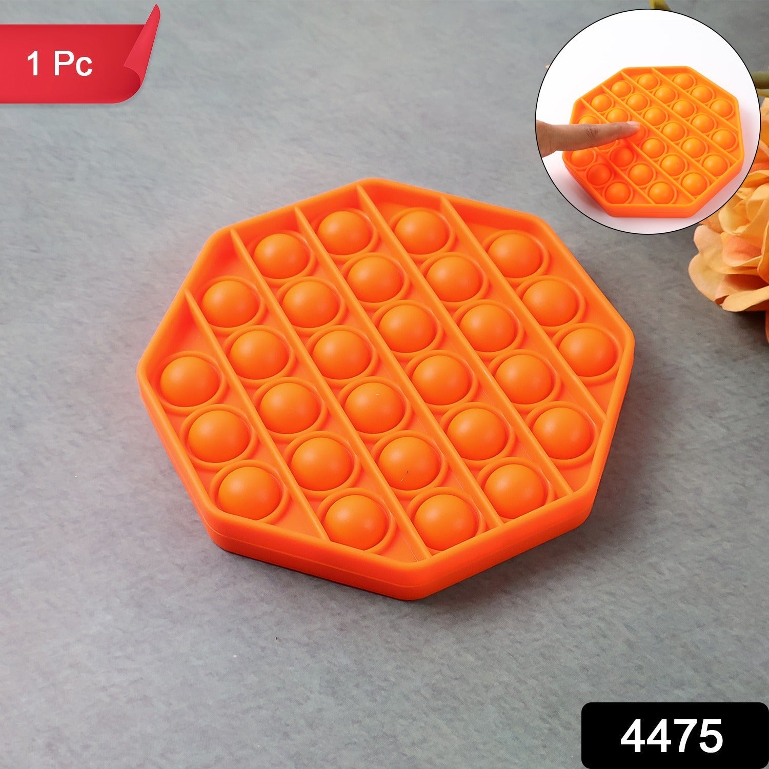 Premium Hexagon Shape Silicone Pop It Fidget Toy (1 Pc) Premium Hexagon Shape Silicone Pop It Fidget Toy (1 Pc)